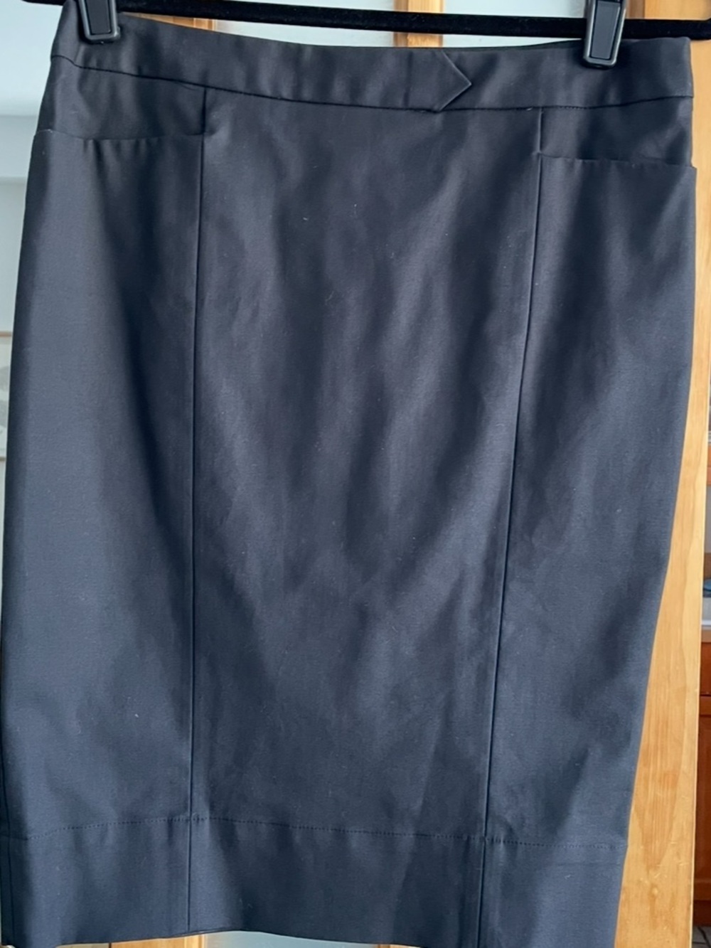 Joseph Black Tailored Pencil Skirt